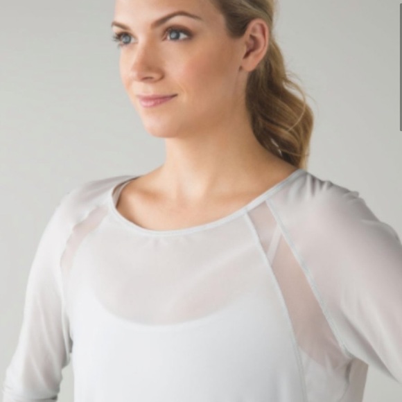 Lululemon “If You’re Lucky” Sheer Top - Picture 6 of 7